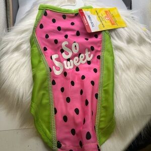 🩷5/$10 Top Paw Pink and Black Dog Shirt